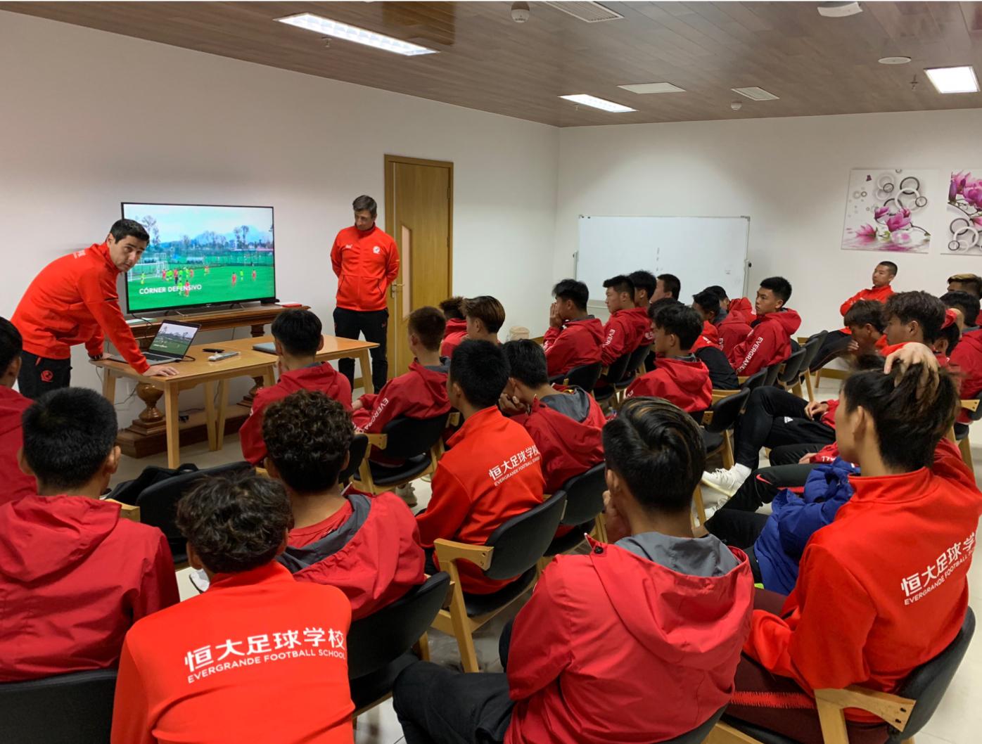 Simple Football classroom session